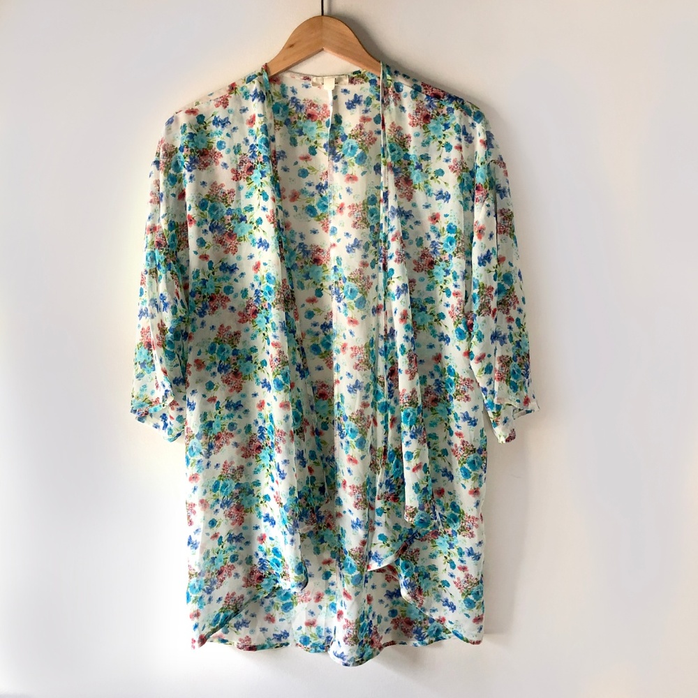 Iris Los Angeles Floral Kimono